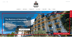 Desktop Screenshot of hotelinstitutemontreux.com